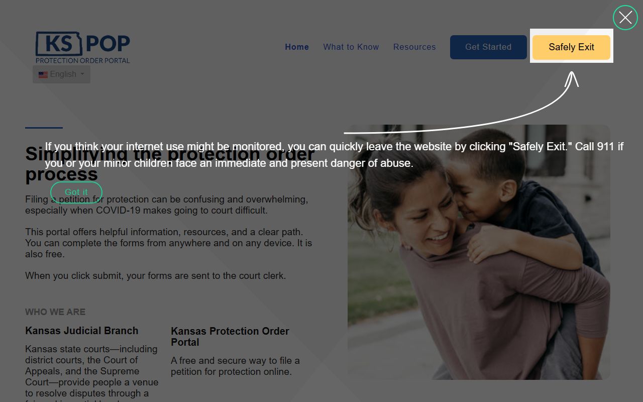 Wallace County warrant records Kansas Protection Order Portal